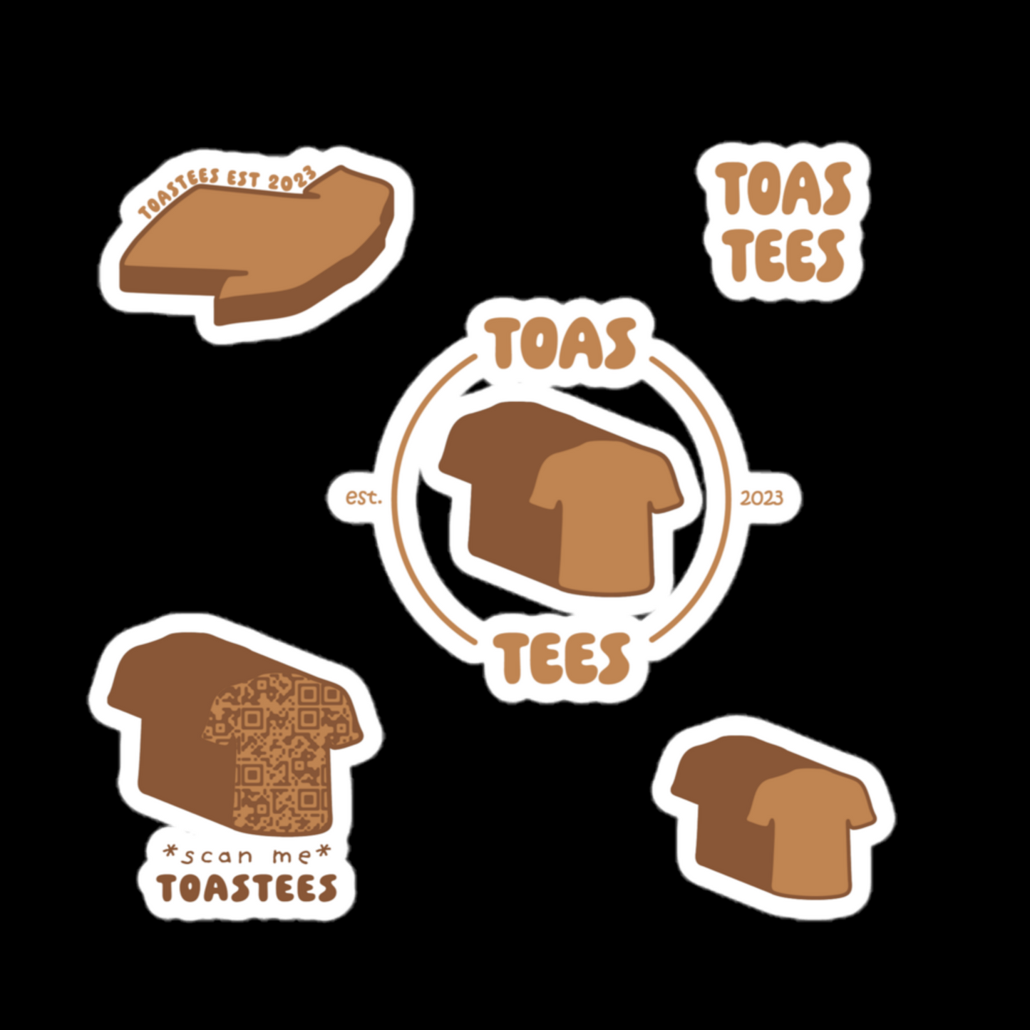 Toastee stickerss