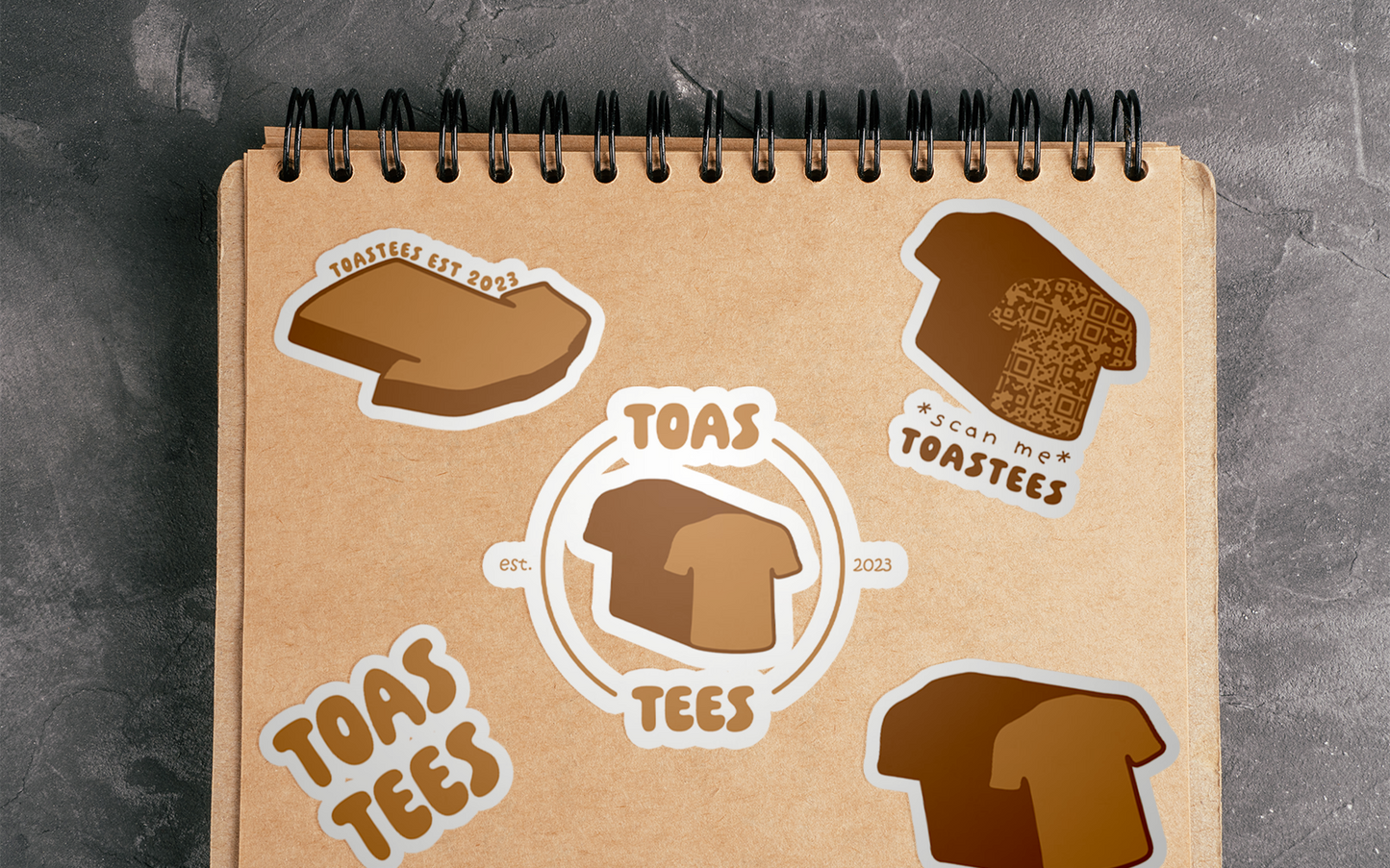 Toastee stickerss